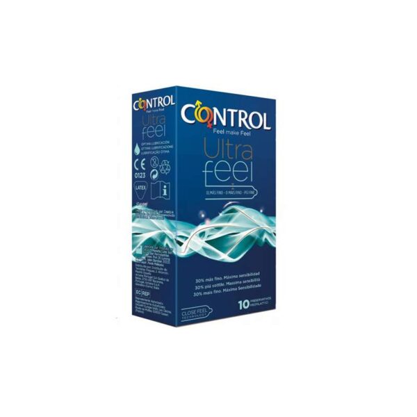 Préservatifs ultra-fins Control UltraFeel, boîte de 10 unités