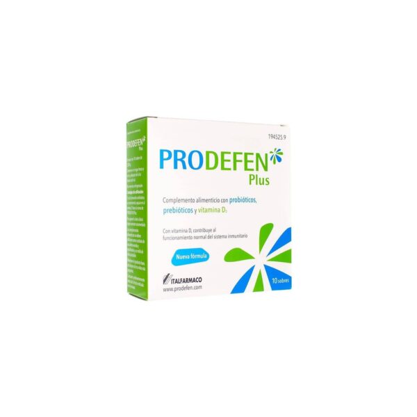Prodefen Plus complemento probiótico en sobres, 10 sobres