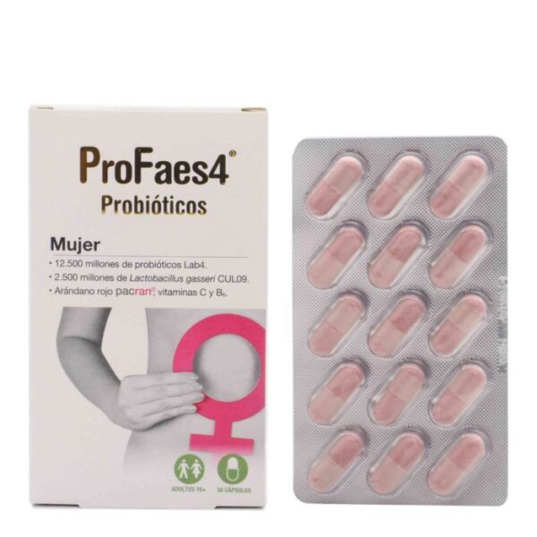 Profaes4 probiotica vrouw, intiem complement vrouwelijk 30 capsules