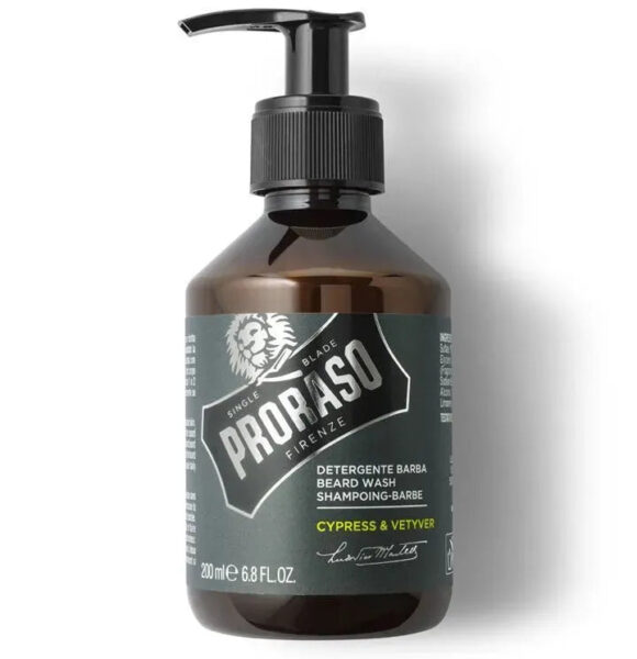 Proraso Champô para Barba Cypress & Vetyver Herbal 200 ml