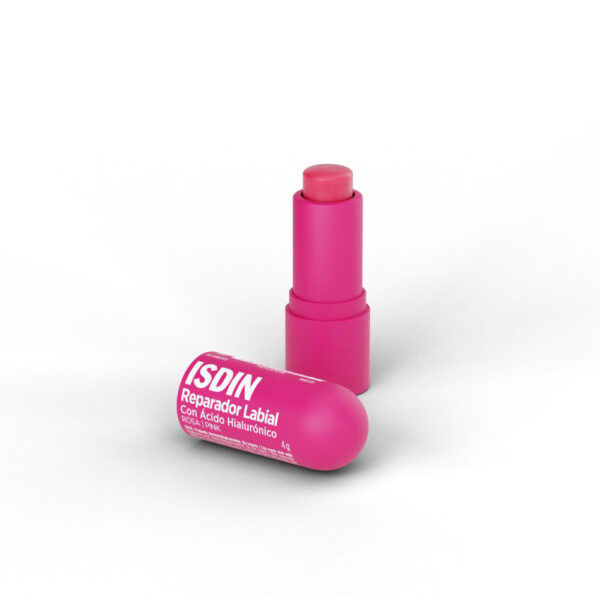 Isdin Reparador labial con color granate en stick 4 g