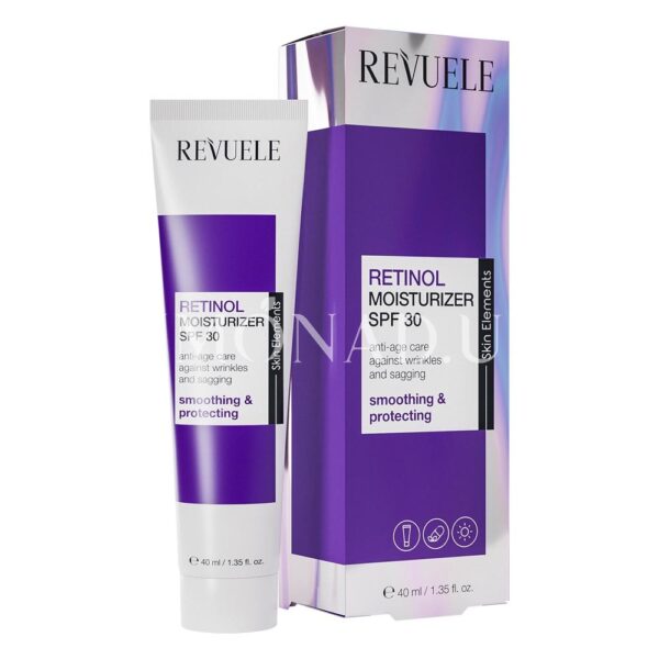 Revuele crema hidratante facial con retinol SPF 30, 40 ml