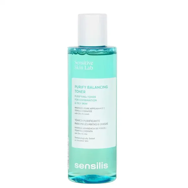Sensilis Purify tonico facciale purificante ed equilibrante pelle mista e grassa 200 ml