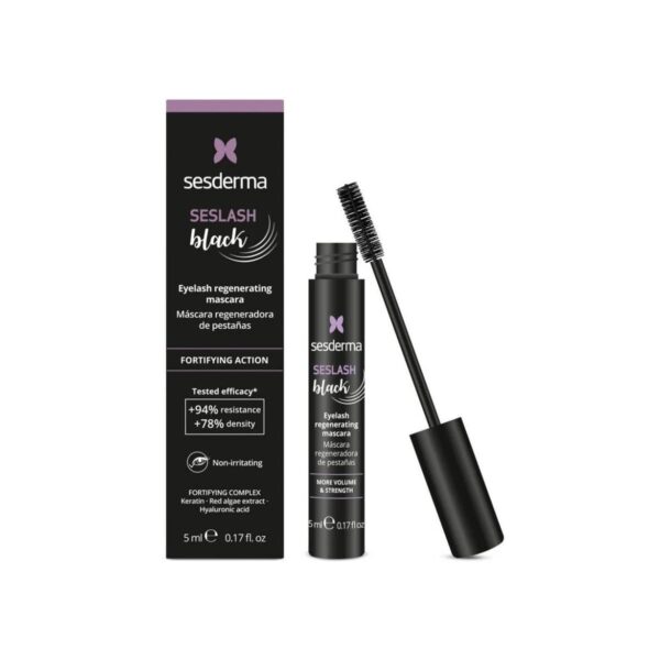 Sesderma Seslash Black maschera rigenerante per ciglia nera 5 ml