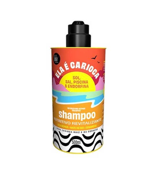 Shampoo nutritif revitalisant Ela é Carioca Lola Cosmetics bouteille 500 ml