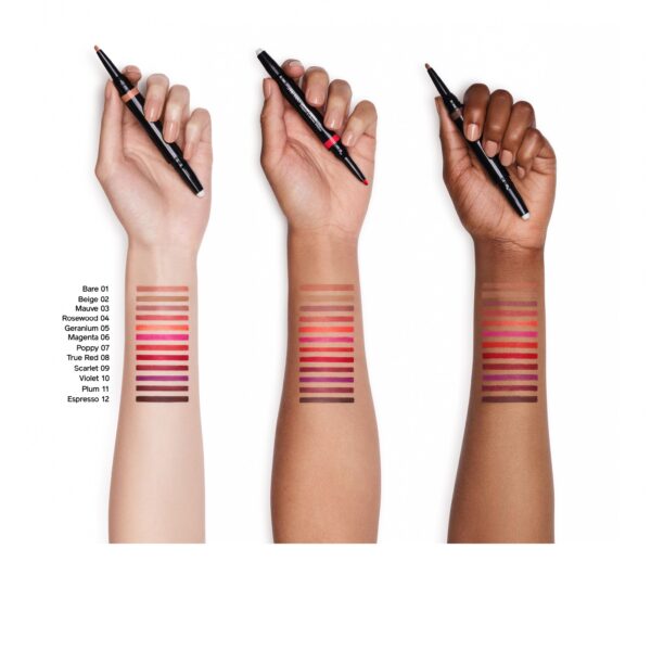 Shiseido LipLiner InkDuo 07 Poppy lápiz labios 2 en 1 0,2 g + 0,9 g