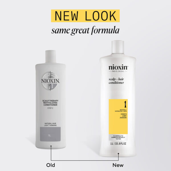 Nioxin Système 1 après-shampooing cheveux naturel affaiblissement léger 1000 ml