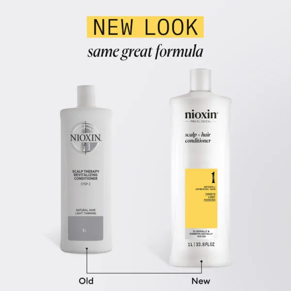 Nioxin Système 1 après-shampooing cheveux naturel affaiblissement léger 1000 ml