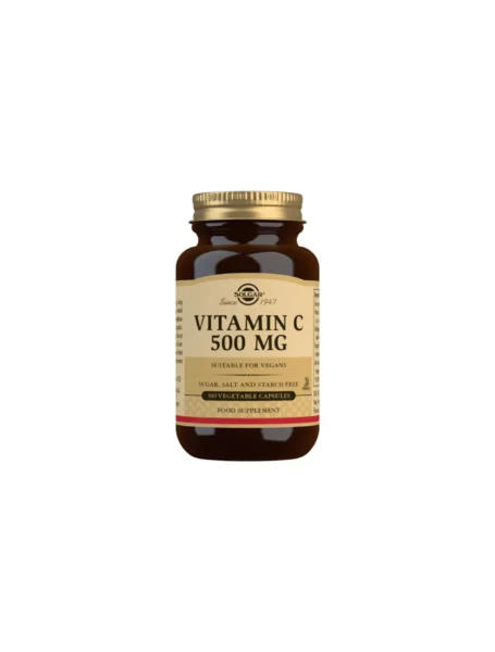 Solgar Vitamina C 500 mg, 100 capsule vegetali