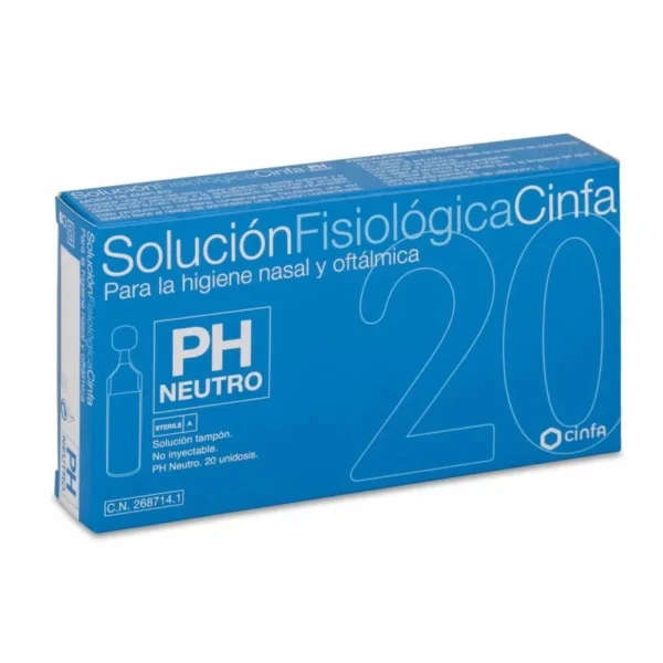 Soluzione fisiologica sterile Cinfa 0,9% 20 monodose da 5 ml