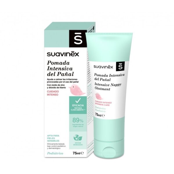 Suavinex pomada intensiva reparadora para la zona del pañal 75 ml