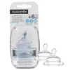 Suavinex Schnuller anatomisch Silikon Größe 2 mittlerer Durchfluss Pack 2 Einheiten