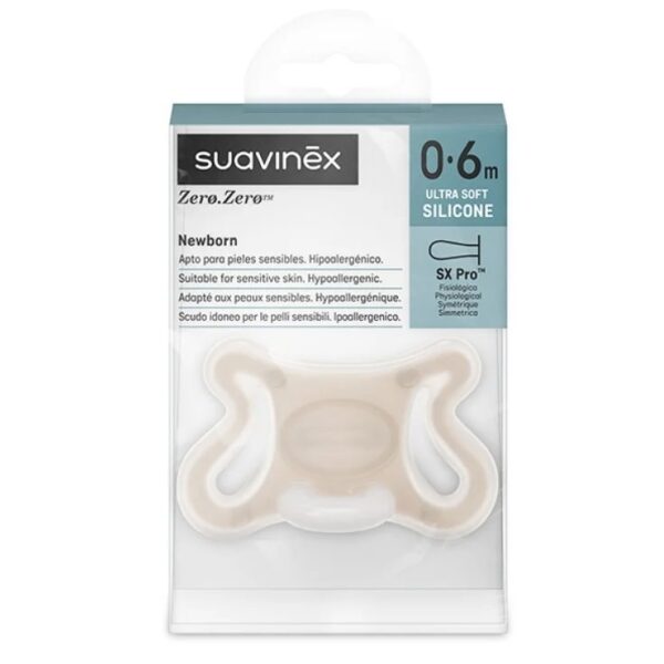 Suavinex Zero.Zero SX Pro chupete silicona recién nacido 0-6 meses 1 unidad