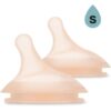Suavinex Zero Zero tétines silicone anti-coliques débit lent S +0m, pack 2 unités