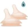 Suavinex Zero Zero tetinas silicona anticólicos flujo lento S +0m, pack 2 unidades