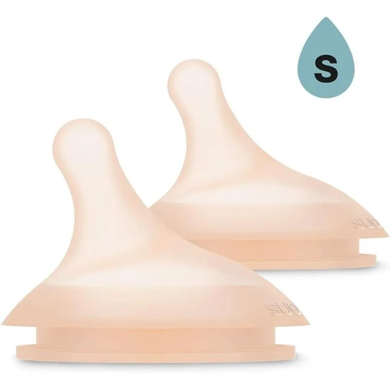 Suavinex Zero Zero tetinas silicona anticólicos flujo lento S +0m, pack 2 unidades