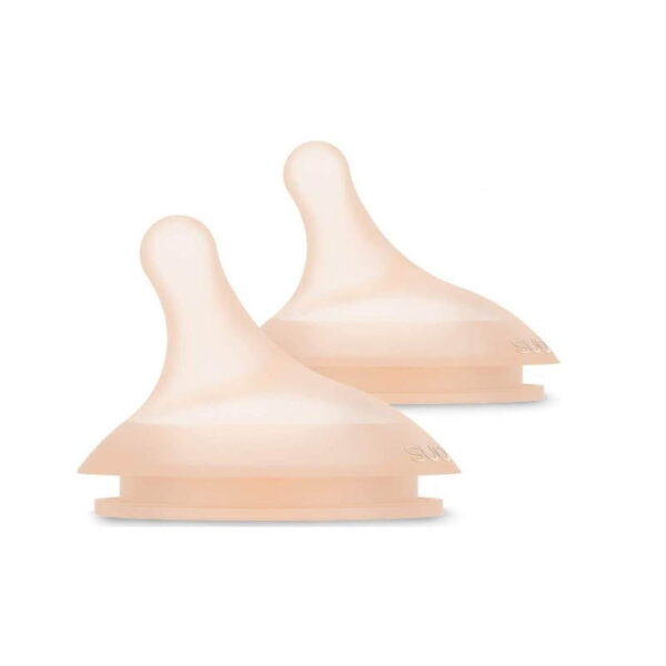 Suavinex Zero.Zero tetinas silicona flujo adaptable +0m pack 2 unidades