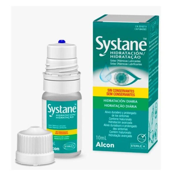 Systane Hydratation gouttes ophtalmiques lubrifiantes stériles flacon 10 ml sans conservateurs