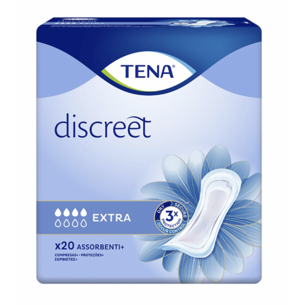 Tena Lady Extra Einlagen für leichte bis mittelschwere weibliche Inkontinenz, Packung 20 Stück