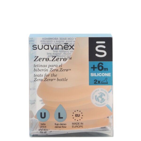 Tettina silicone anticolico flusso L Suavinex 0m+
