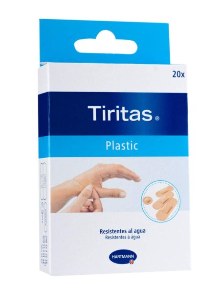Tiritas plásticas apósitos adhesivos surtidos Hartmann, caja 20 unidades