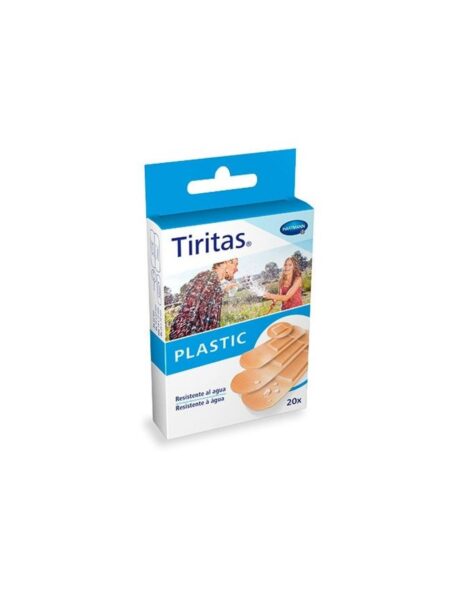 Tiritas plástico apósito adhesivo, caja con 30 unidades