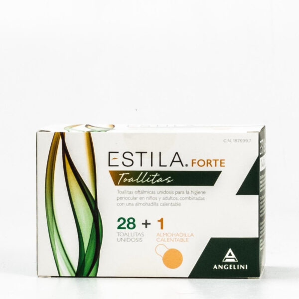 Augenreinigungstücher Estila Forte 28 Stück + 1 wärmendes Pad