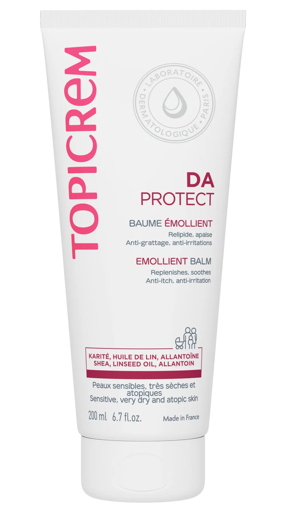 Topicrem DA Emollierbalsam 200 ml für trockene und atopische Haut