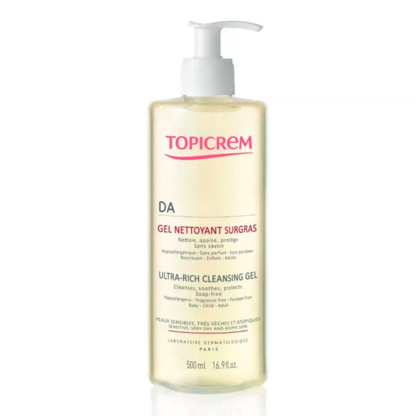 Topicrem DA Protect Gel Detergente Ultra-Ricco Pelle Secca e Sensibile 500 ml