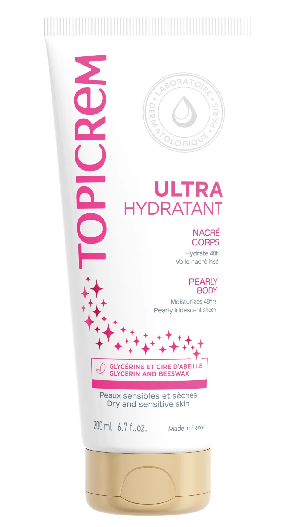 Topicrem Emulsja Ciała Perłowa Ultra Nawilżająca 200 ml