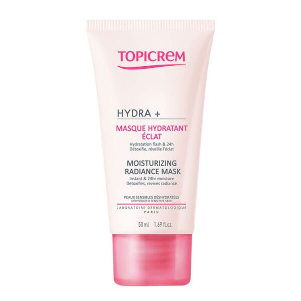 Topicrem Hydra+ mascarilla facial hidratante iluminadora 50 ml