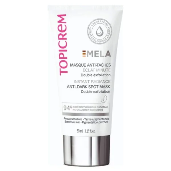 Topicrem MELA maschera facciale anti-macchie luminosità istantanea 50 ml