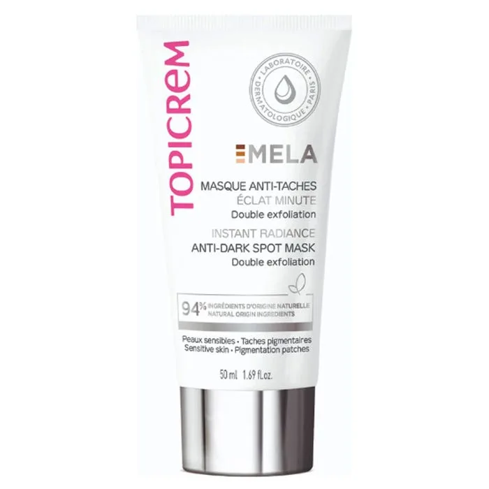 Topicrem MELA mascarilla facial antimanchas luminosidad instantánea 50 ml