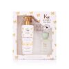 Tulipán Negro Geschenkset Keko Seifencreme 500 ml + Kölnisch Wasser 100 ml + Handtuch