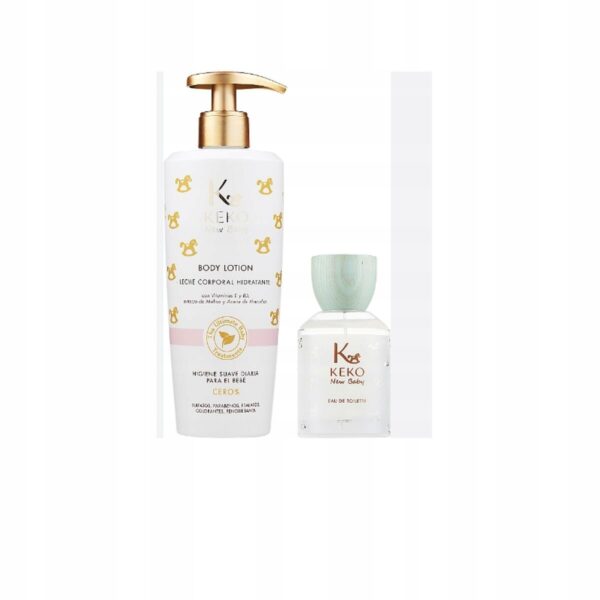 Schwarzer Tulipan Keko Geschenkbox Kölnisch Wasser 100 ml + Körperlotion + Handtuch