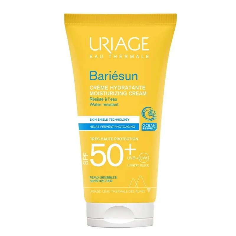 Uriage Bariésun crema solar facial hidratante SPF50+ piel sensible 50 ml