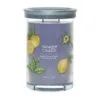 Aromatična svijeća Yankee Candle Signature Tumbler Black Tea & Lemon 567 g