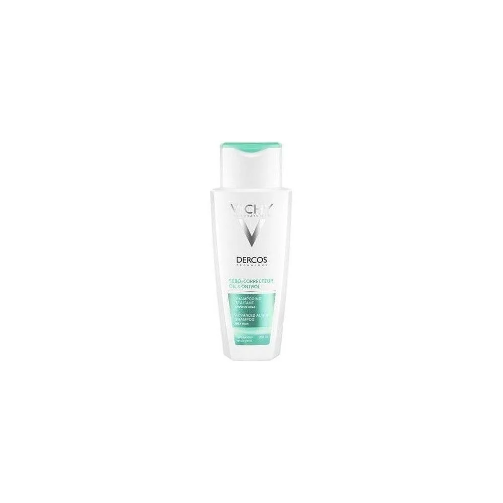 Vichy Dercos behandelende shampoo vet-corrector vette hoofdhuid 200 ml