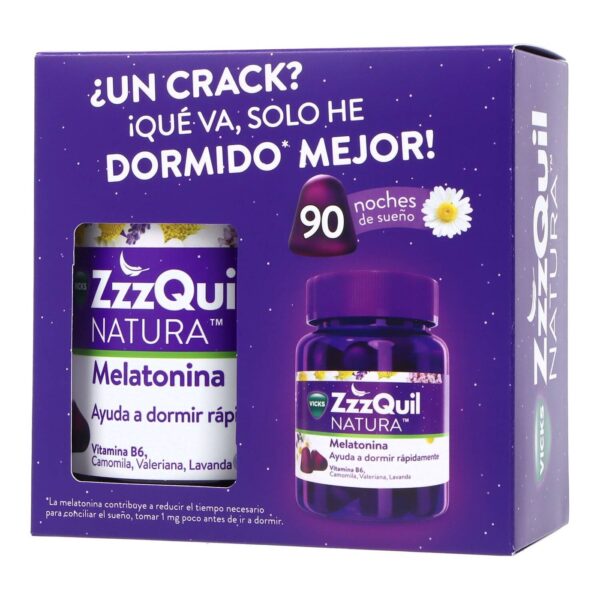 Vicks ZzzQuil Natura 90 gominole frutti del bosco per dormire meglio