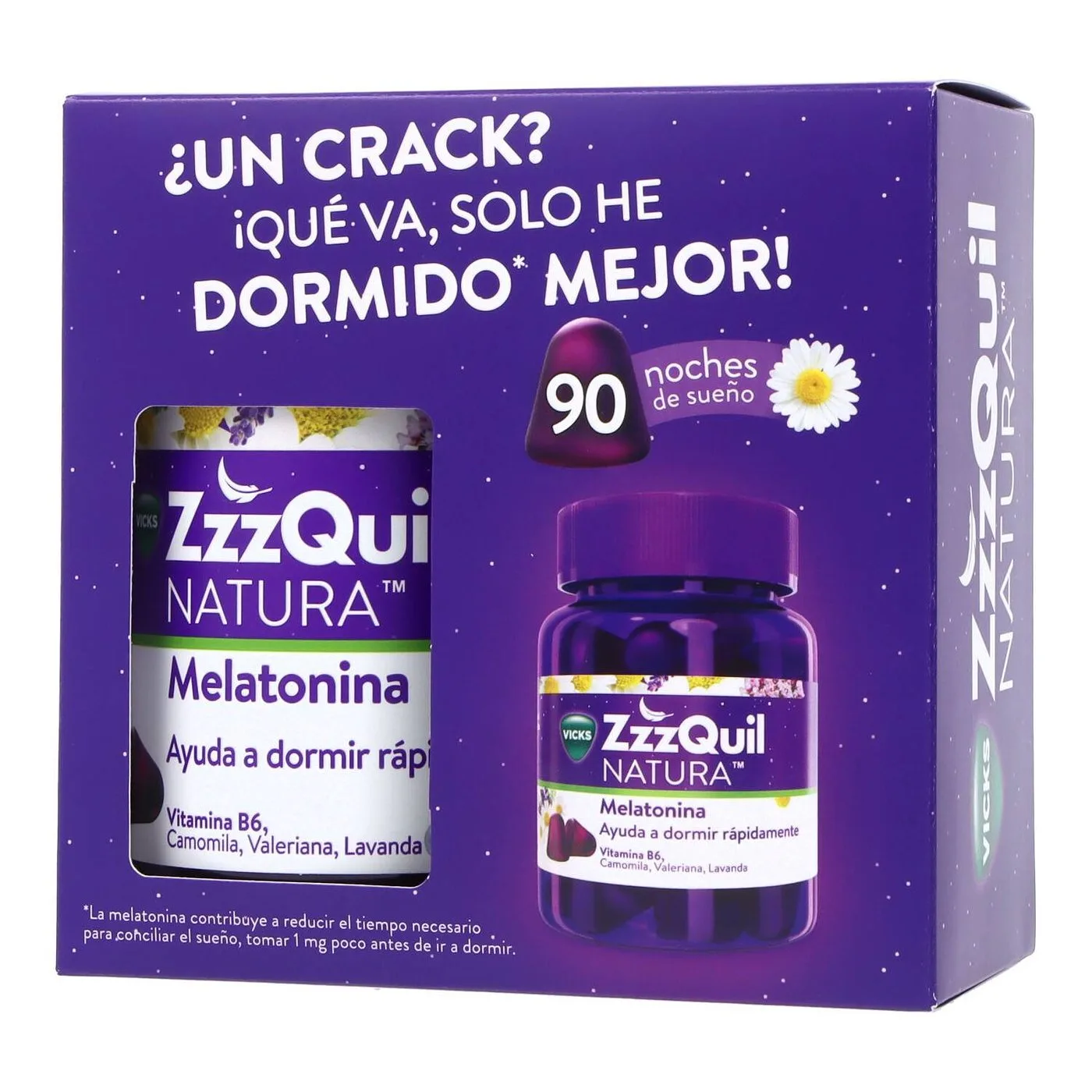 Vicks ZzzQuil Natura 90 gummibjörnar med bär för bättre sömn