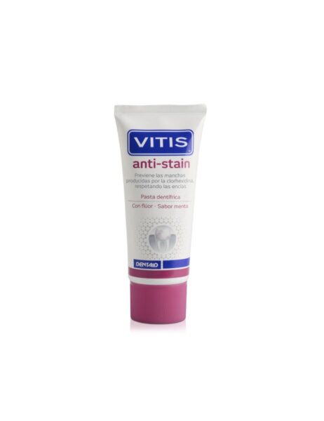 Vitis Anti-Tache pâte dentifrice anti-taches avec fluor saveur menthe 50 ml