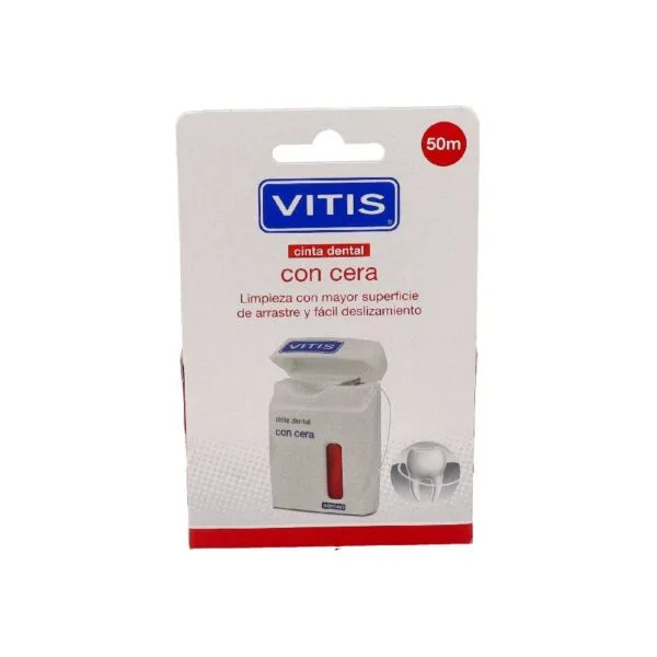 Vitis cinta dental con cera 50 m