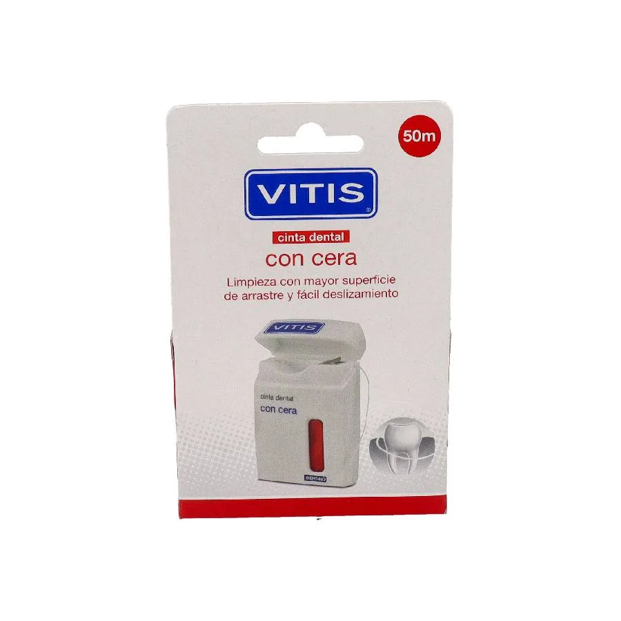 Vitis cinta dental con cera 50 m