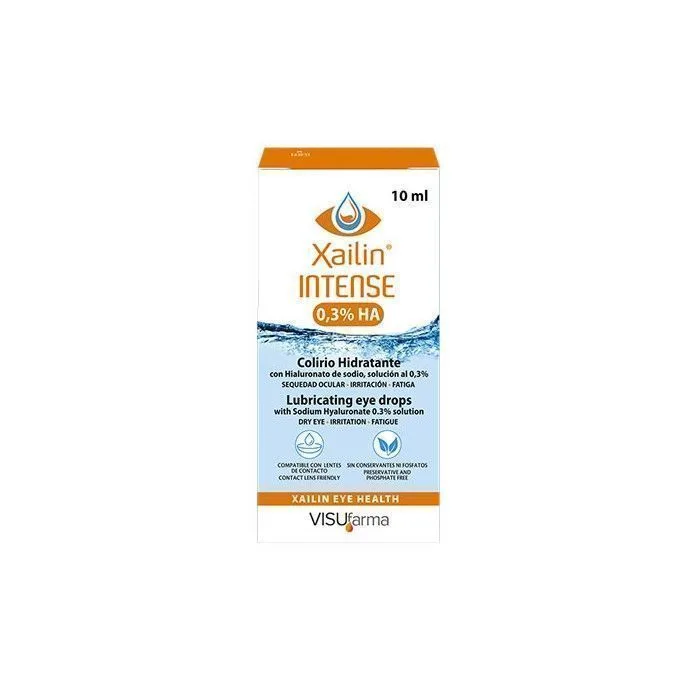 Xailin HA Intense 0,3% κολιρό λιπαντικό 10 ml φιάλη πολλαπλών δόσεων