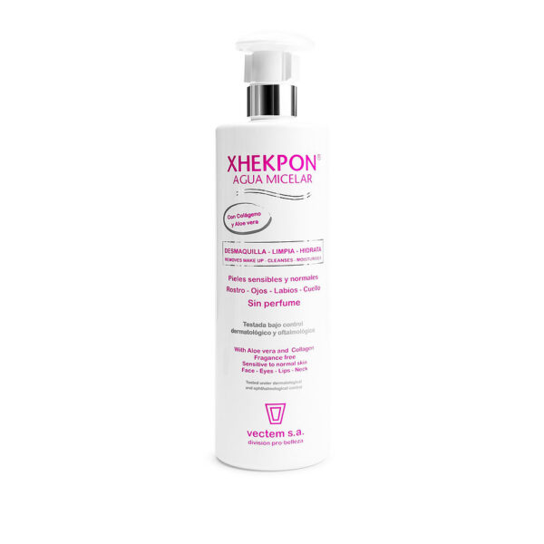 Xhekpon Agua Micelar Facial con Aloe Vera y Colágeno 400 ml