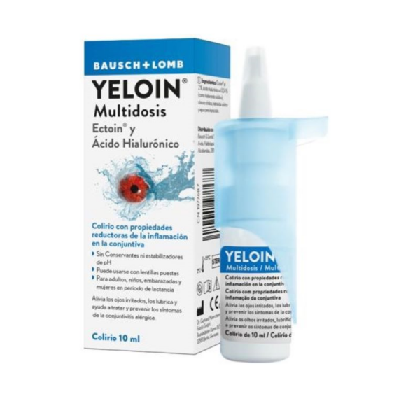 Yeloin colirio, 1 envase de 10 ml