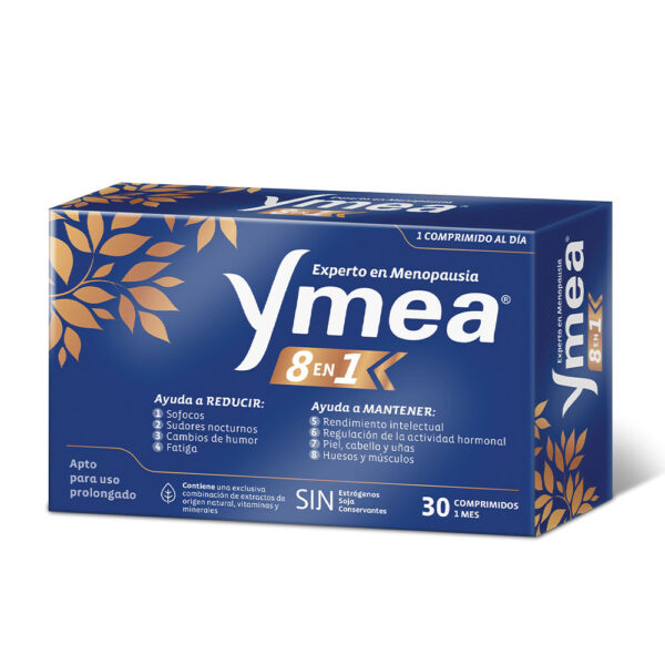 Ymea Ménopause 8 en 1, complément alimentaire, 30 comprimés