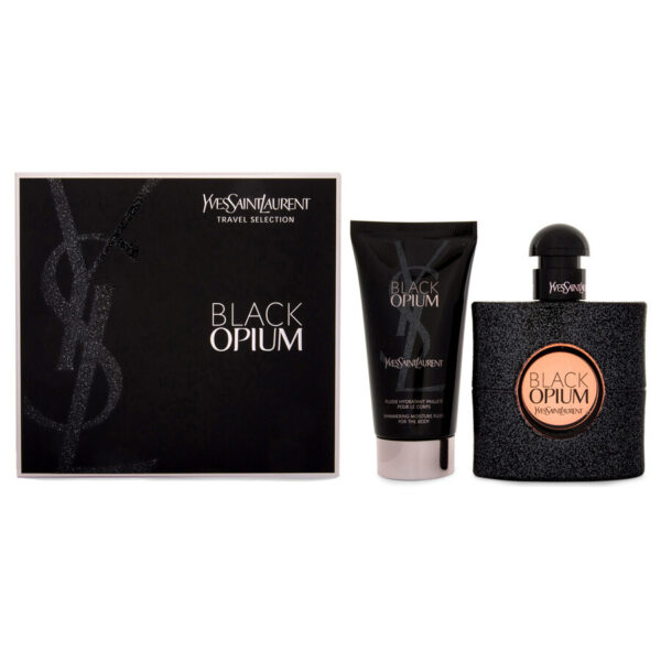 YSL Yves Saint Laurent Black Opium Set: Acqua di Profumo 50 ml + Lozione Corpo 50 ml