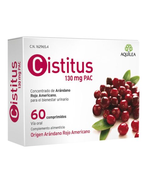 Aquilea Cistitus 130 mg, 60 comprimés pour soin urinaire féminin