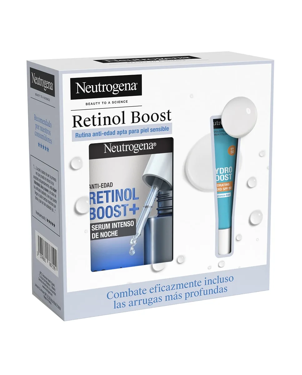 Neutrogena Paket Retinol Boost + Hydro Boost SPF 50 med Gåva